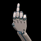 Robotic hand,illustration