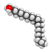 Docosanol antiviral drug molecule