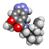 Alizapride antiemetic drug molecule