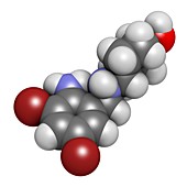 Ambroxol secretolytic drug molecule