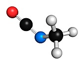 Methyl isocyanate MIC toxic molecule