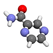 Pyrazinamide tuberculosis drug molecule