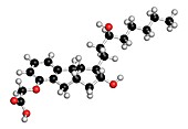 Treprostinil hypertension drug molecule
