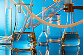 Glassware in lab