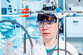 Female chemist in lab