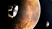 Artwork of New Horizons Mission