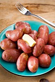 King Edward potatoes on a plate