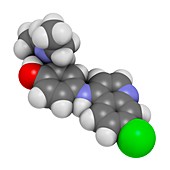 Amodiaquine anti-malarial drug molecule