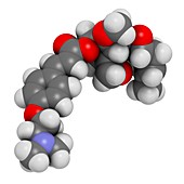 Beloranib obesity drug molecule