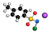 Chloramine-T disinfectant molecule