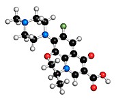 Ofloxacin fluoroquinolone antibiotic drug