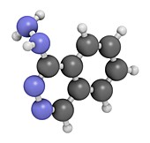 Hydralazine hypertension drug molecule