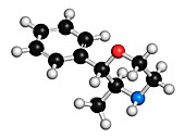 Phenmetrazine stimulant drug molecule