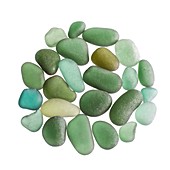 Pieces of sea glass