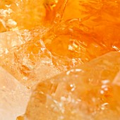 Raw citrine crystal