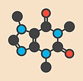 Caffeine coffee stimulant molecule