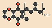 Coenzyme Q10 molecule