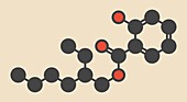 Octyl salicylate sunscreen molecule