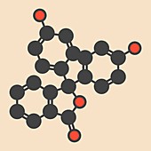 Phenolphthalein indicator molecule