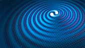 Conceptual image of gravitational waves