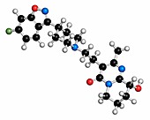 Paliperidone drug molecule