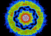 Yeast retrotrasposon,computer graphic