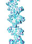 DNA molecule,computer artwork