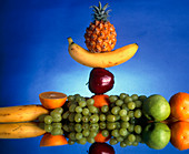 Selection of fruit,part of a healthy diet