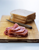 Bacon sandwich preparation
