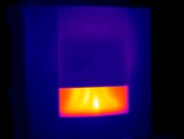 Gas stove heater,thermogram
