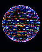 Spinning globe