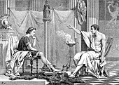 Alexander of Macedon and Aristotle