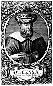 Portrait of the Persian physician Avicenna