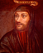 Portrait of Avicenna,Persian physician