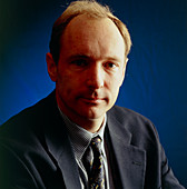 Portrait of Tim Berners-Lee,inventor of the WWW