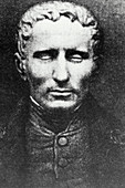 Portrait of the French educationist,Louis Braille