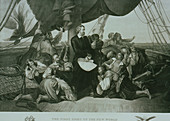 Engraving of Christopher Columbus