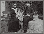 Marie and Pierre Curie,French physicists