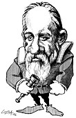 Galileo Galilei,caricature