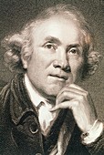Portrait of the British surgeon John Hunter