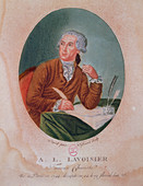 Lithograph of A.Lavoisier made in 1830