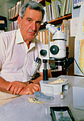 Portrait of palaeontologist,Prof. Rosendo Pascual