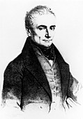 Portrait of Czech physiologist,Johannes Purkinje