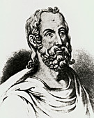 Illustration of Pliny,Roman naturalist
