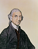 Engraving of Joseph Priestley,British chemist