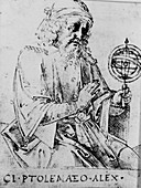 Portrait of the Egyptian-Greek astronomer Ptolemy