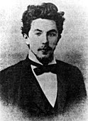 Portrait of Michel Tswett,Russian botanist