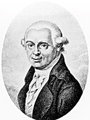 Portrait of Abraham Werner,German geologist