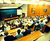 Undergraduates at lecture at Imperial college