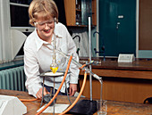 Distillation experiment